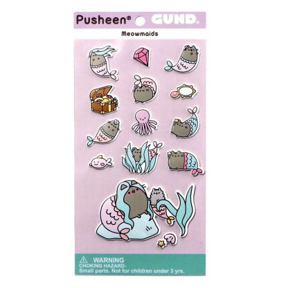 pusheen-sticker-mermaid-kitty-cat-katze-kawaii-stickers-stickersheet-kätzchen-meowmaid-truhe-chest