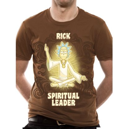 rick-and-morty-spiritual-leader-sanchez-t-shirt-unisex-brown-braun