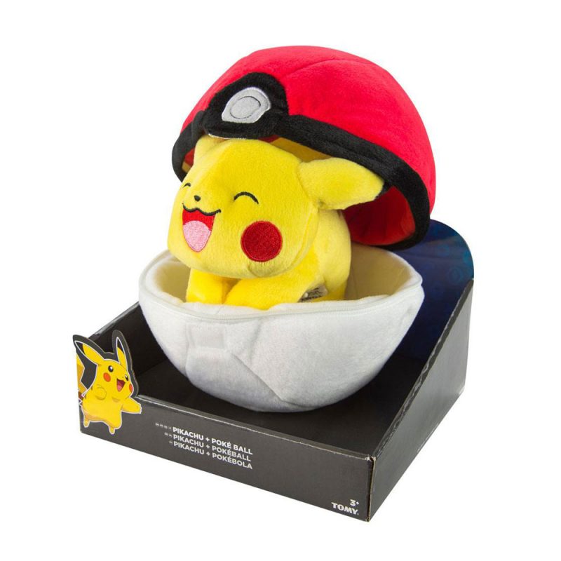 Pokémon Pokéball Plüsch 12,5 Cm – Offizielles Kuschel-Pokéball Aus Superweichem Plüsch, Offiziell Lizenziert